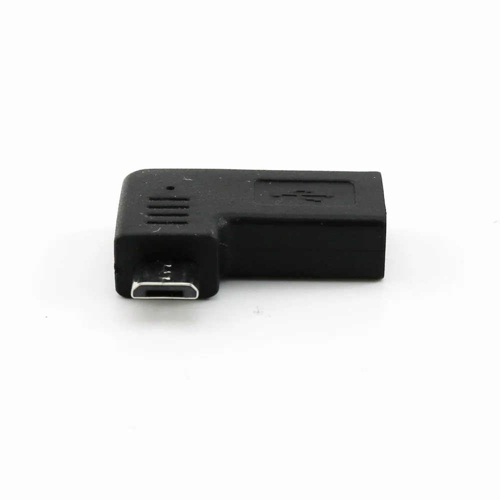 1 шт. USB Micro мужчина к USB 3,1 Тип C Женский Джек 90 градусов правый угол зарядки синхронизации данных адаптер конвертер