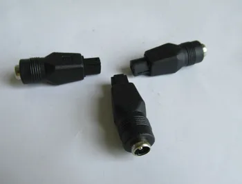 

10 pcs Black DC 5.5x2.1mm female to 3 pin orifice power connector conversion jack Laptop Adapter Plug for DELL . Tracking number