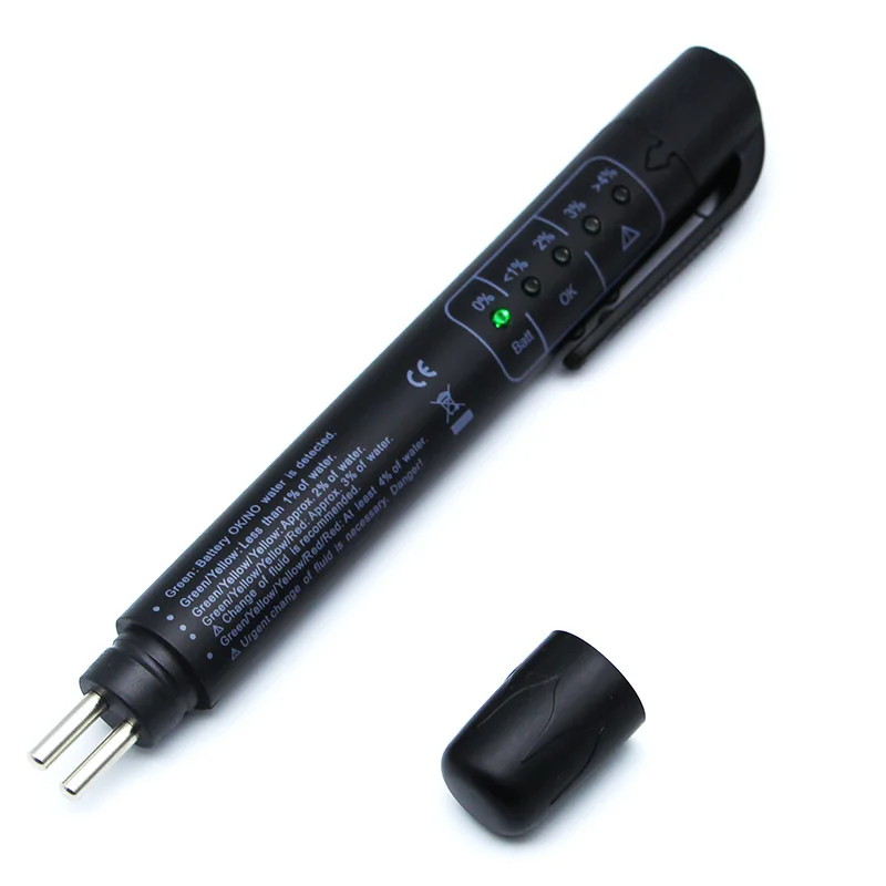Brake Fluid Liquid Tester Pen With 5 LED Car Auto Vehicle Tools ...