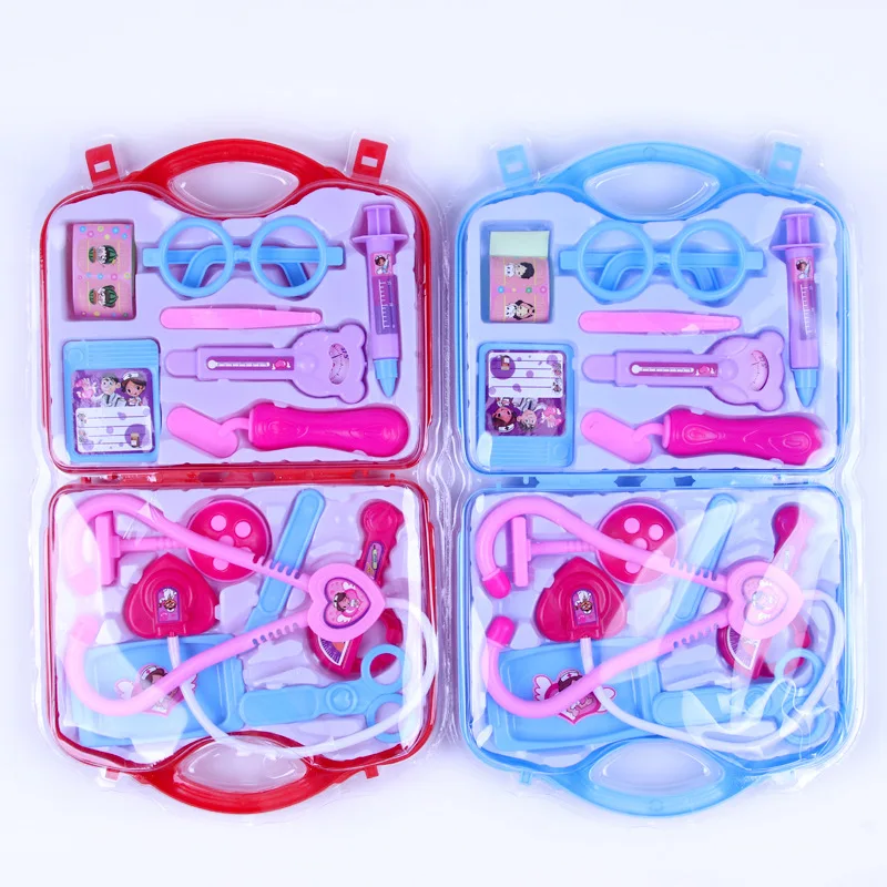 Доктор ролевые игры игрушки багажные наборы для детей медицинские детские развивающие коробки светильник ролевые игры игрушки подарок