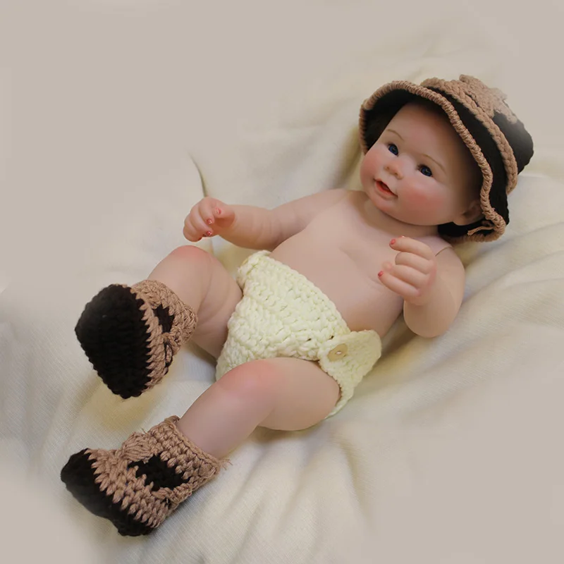 Маленький мальчик Doll 20 дюймов полный vinly прелестный ребенок реборн силиконовая