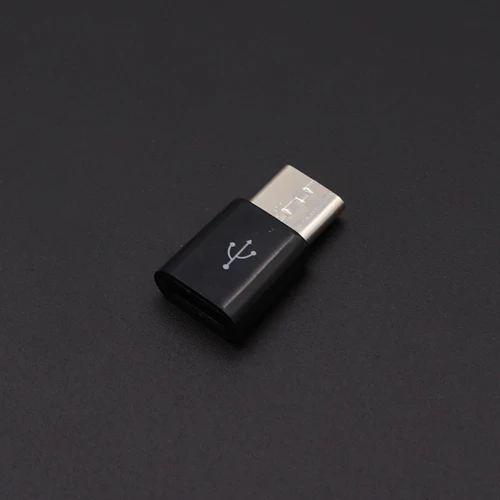 TingDong 10 шт./партия USB 3,1 type C штекер для Micro USB Женский адаптер type-C Конвертер Разъем USB-C черный и белый - Цвет: A