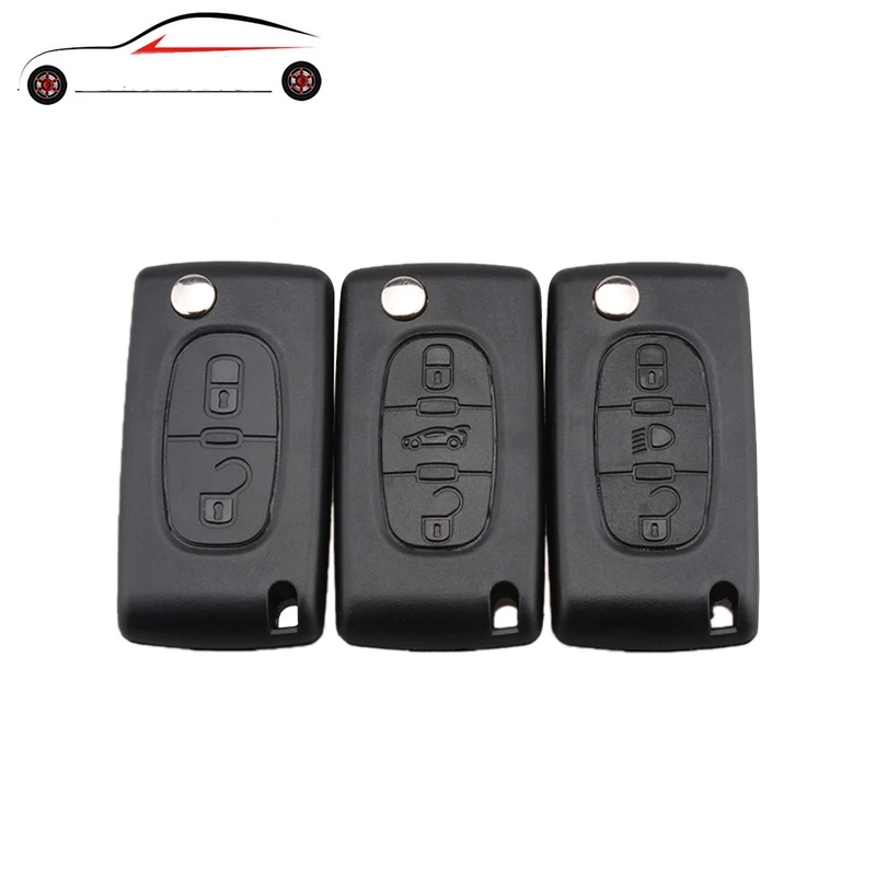 Чехол для автомобильного ключа GORBIN 2/3 Peugeot 207 307 308 407 607 807 Citroen C2 C3 C4 C5 C6 откидной
