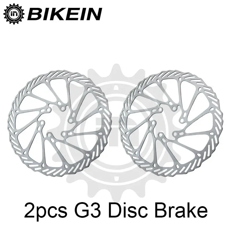 Bikein-2 قطع دراجة g3 قرص الفرامل الدوار 160 ملليمتر المقاوم للصدأ 6 بوصة قرص 12 البقع دراجة أجزاء mtb الدوار ل bb5 bb7