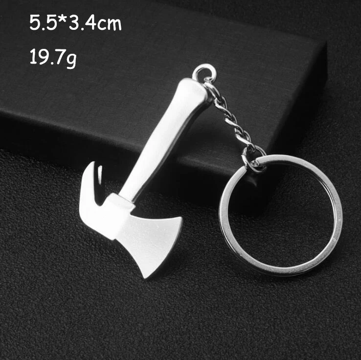 Keychains For Men Car Bag KeyRing Outdoor Combination Tool Portable Mini Utility Pocket Clasp Ruler Hammer Wrench Pliers Shovel - Image 3