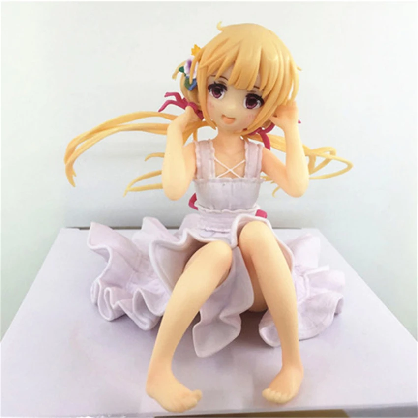 Haocaitoy фигурка игрушки Idolmaster Золушка девушки Futaba Anzu Аниме фигурки Куклы Алиса ПВХ