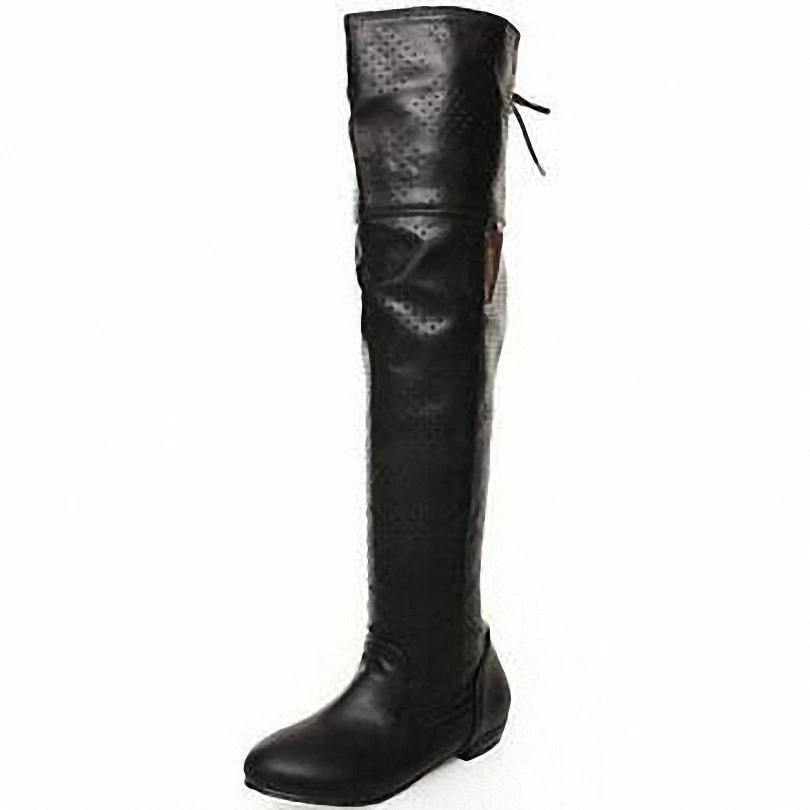 over the knee platform heel boots