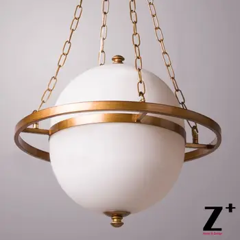 

Saturn Halo Planet Pendant Lamp Iron Frame New Light Art Deco Sitting Room Resturant