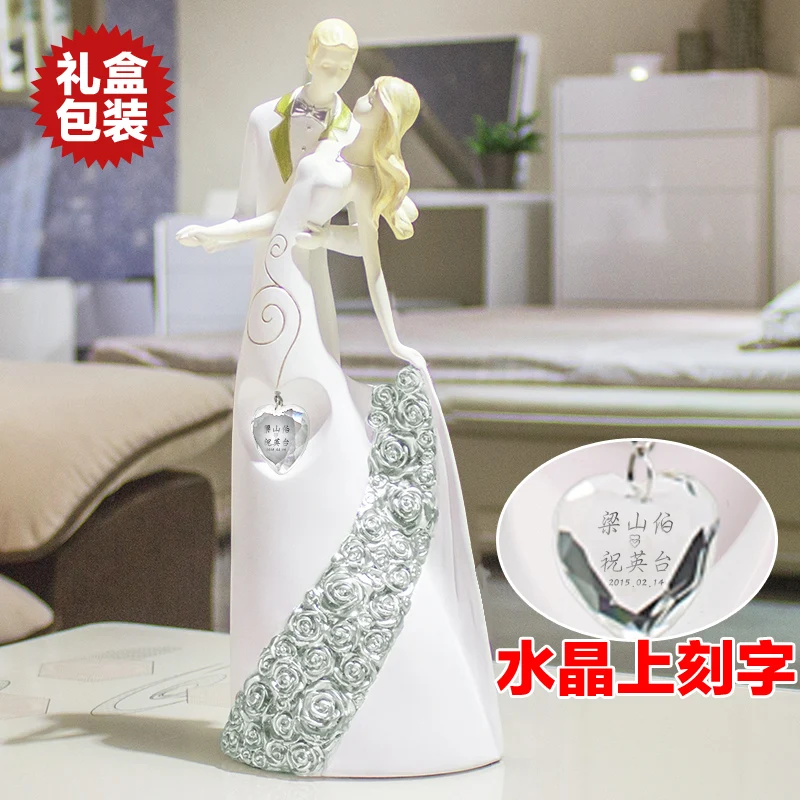 The New High End Wedding Gifts Engagement The New High End Wedding Gifts Engagement Friends Anniversary Bestie Practical Ornaments In Figurines Miniatures From Home Garden On