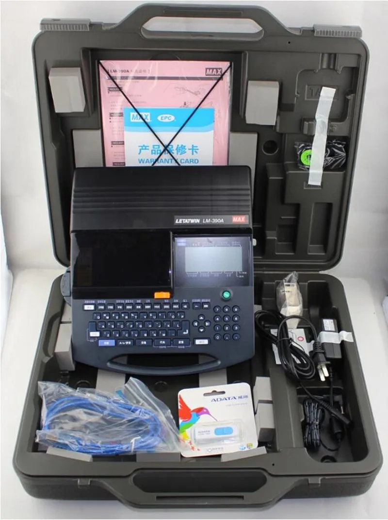 Pvc Tube Cable ID Printer PC Connect Electronic Lettering