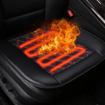 

New High Quality Universal Winter 12V Heated Car Seat Cushion Warm Seat Pad Single Carbon Fiber Heating Sheet Car Accessories