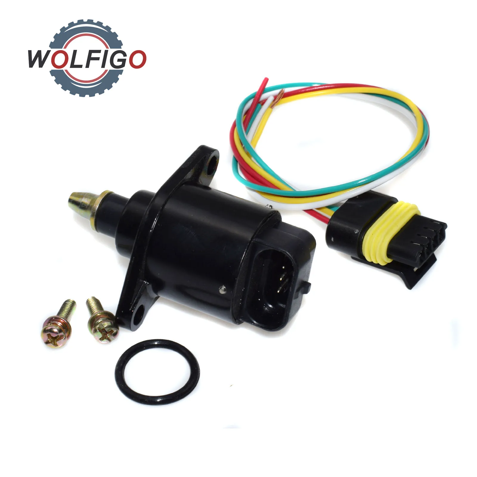 WOLFIGO Idle Air Control Valve with Pigtail Harness Connector for