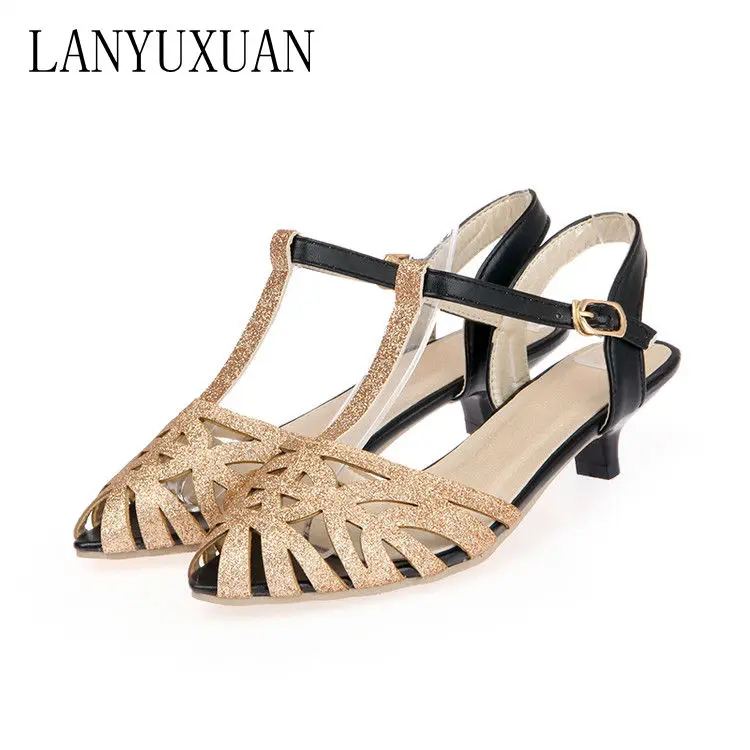 

Fashion Real Promotion Tenis Feminino Big Plus Size Shoes Women Sandals 2017 Sapato Feminino Summer Style Chaussure Femme V-3