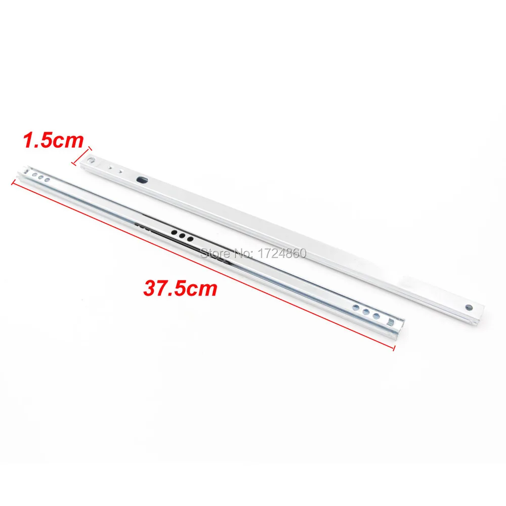 

Ball Bearing Telescopic Cabinet Drawer Slide Rails Track Furniture Hardware Slide Drawer Slides 380mm on Sales(2pcs Pack)