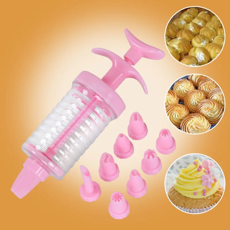 Форма для печенья, пистолет, 6 цветов, форма для выпечки, советы для печенья, резак для печенья, машина для приготовления печенья, инструменты для выпечки DIY