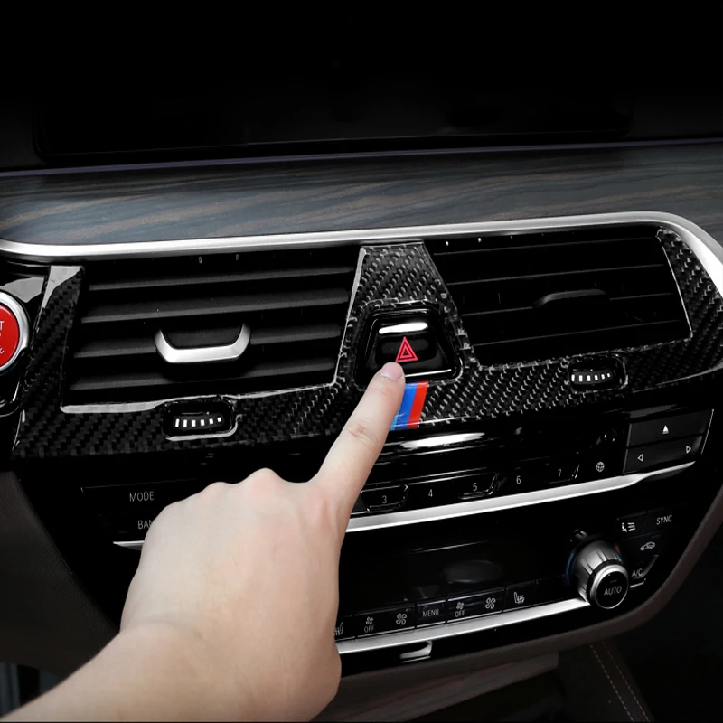 Внутренняя Панель управления CD для BMW G30 G32 6GT из углеродного волокна отделка рамка