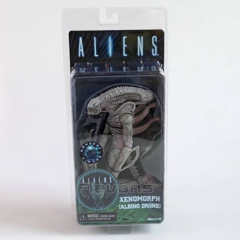 Инопланетянин NECA серия 9 Xenomorph Albino Drone Ricco Frost Jenette Vasquez ПВХ фигурка Коллекционная