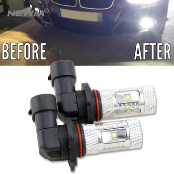 

2x Car Led 9006 HB4 9005 HB3 Light Bulb Auto Fog Light Driving Lamp Light For BMW E63 E64 E46 330ci Car Accessories