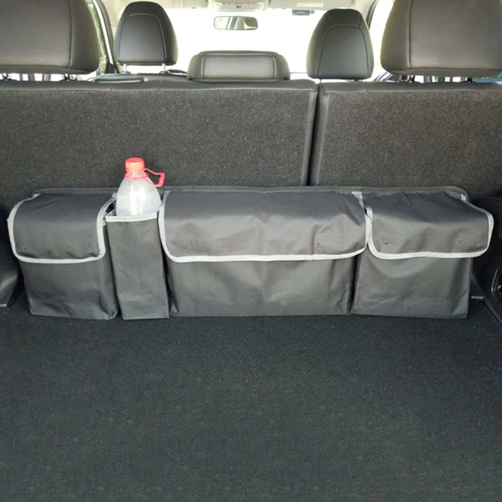 Органайзер для багажника автомобиля, сумка для хранения на заднем сиденье, высокая емкость, ткань Оксфорд, органайзер на заднее сиденье автомобиля, аксессуары для интерьера