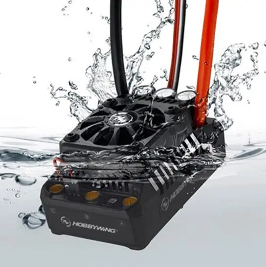 

Hobbywing EzRun Max6 V3/ Max5 V3 160A / 200A Speed Controller Waterproof Brushless ESC for 1/6 1/5 RC Car