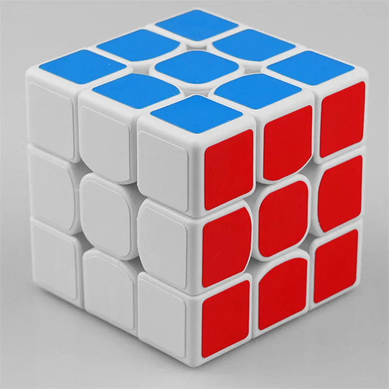 YJ YongJun GuanLong 3x3x3 три слоя магический куб профессиональный конкурс скорость Cubo не наклейки головоломка волшебный куб - Цвет: White
