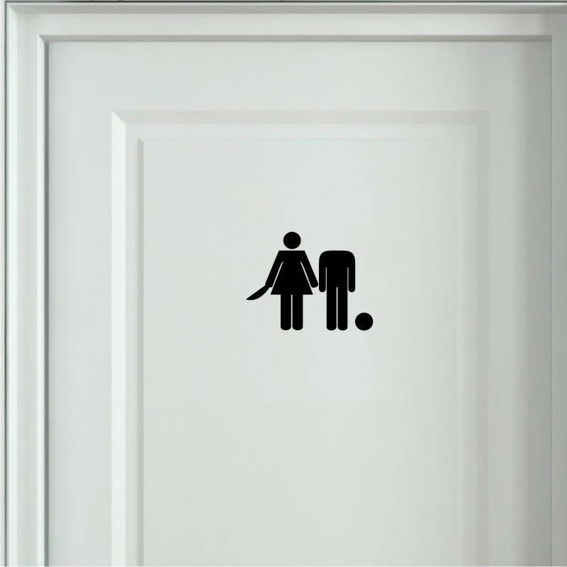 crazy toilet door symbol stickers waterproof decorative vinyl decals 2ws0110china mainland - Bathroom Symbol crazy toilet door symbol stickers waterproof decorative vinyl decals 2ws0110china mainland - Bathroom Symbol