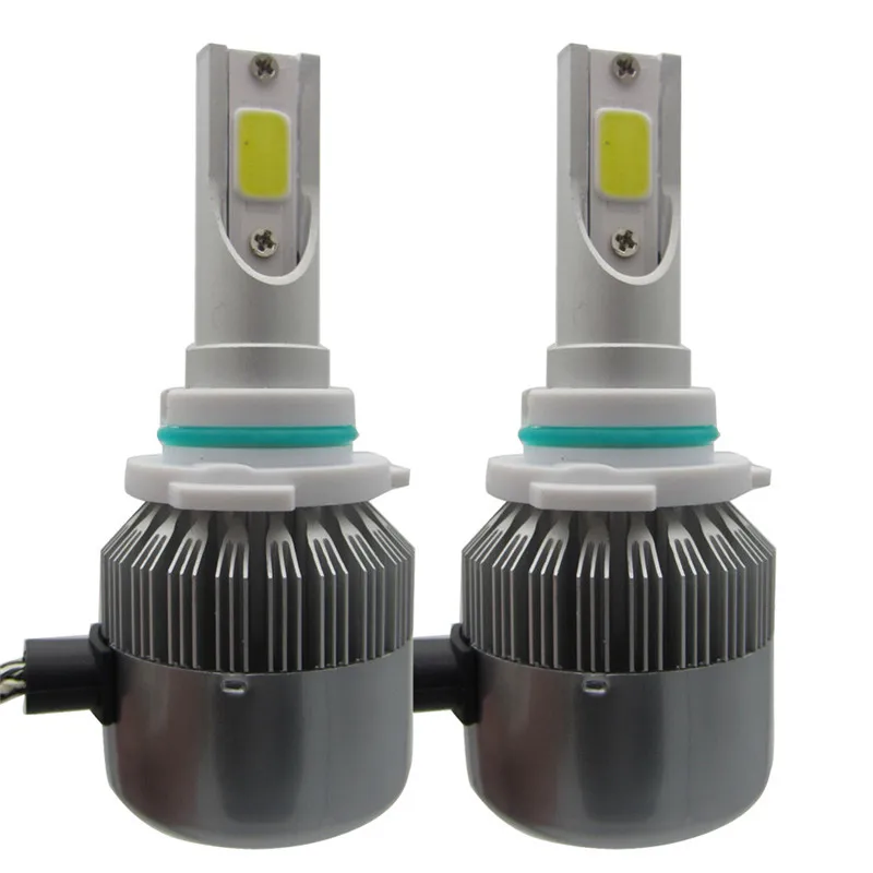 

Kongyide Car Light 2pcs 9006 LED Auto Car Headlights Conversion Kit Car Beam Bulb 7600LM 6000K Driving Lamp White dropship f28