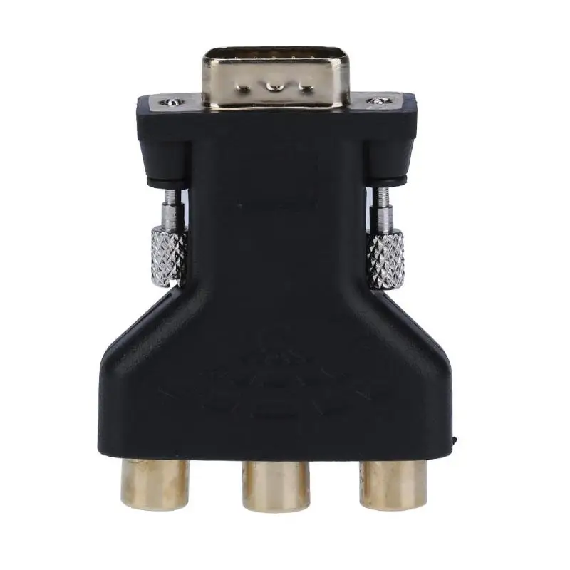 

15 Pin VGA Male to 3 RCA Female Converter Adapter Splitter Wire Connector Splitter Professional Digital Cables Wire Connector