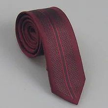 LAMMULIN мужской костюм Тощий 6 см галстуки темно-красный с черными клетками тканые вертикальные полосы галстук симметрия границы дизайнерский галстук Gravata