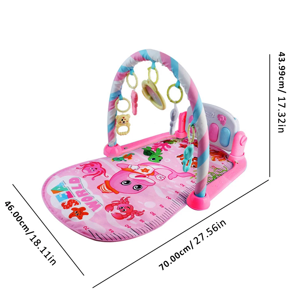 Детская педаль пианино тело строительный инструмент-для новорожденных детская музыкальная игра одеяло игрушка звонок-детский фитнес-игра Pad