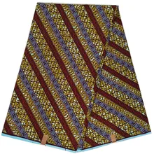 Высокое качество хлопок ткань Анкара Стиль Высокое качество настоящий голландский воск для женщин платье A1215