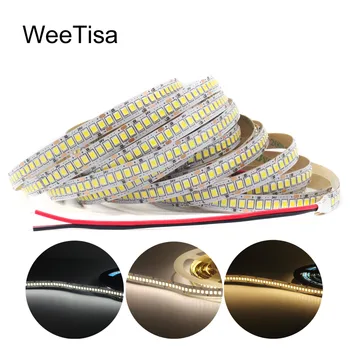 LED Tape 12 V 24 V SMD 2835 240LED/M 1 M 2 M 3 M 4 M 5 M LED Strip Licht DC 12 V Tira Warm Wit Indoor Decor Streep Lint Verlichting