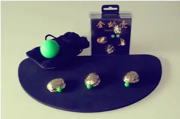 

The Golden Shells Trick,Three Shell Game,Illusions,Stage Magia Props,Accessories,Party Magie,Mentalism,Toys.Classic