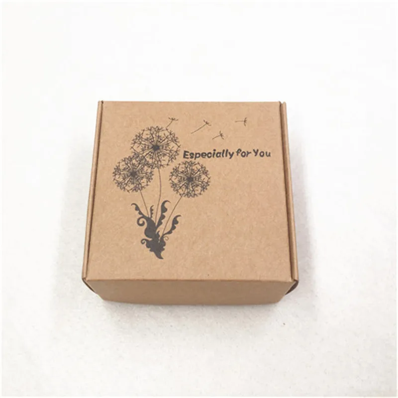 20 шт крафт-бумаги картонные коробки для хранения с окном подарки коробка для продуктов/сувениры подарки/коробка для упаковки ювелирных изделий Популярные коробки - Цвет: Brown