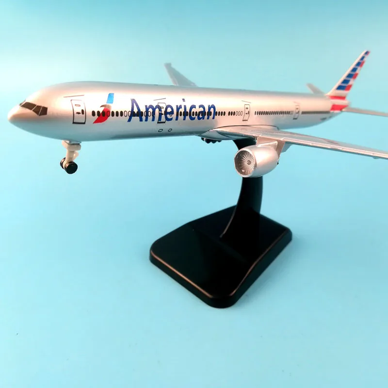 20 см 777 AMERICAN AIRLINES сплав металла модель самолета игрушечные колеса самолет подарок на день рождения Коллекция стол игрушка