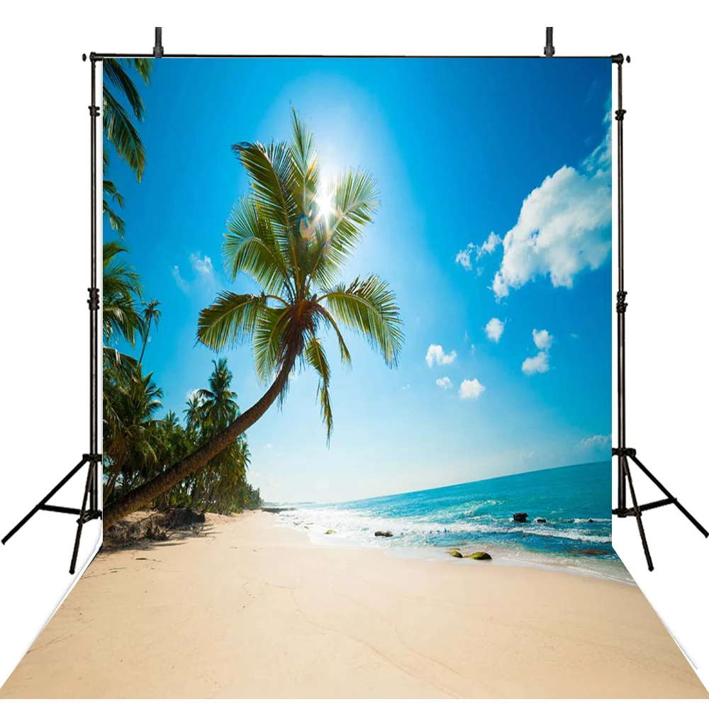 Sky Fotografie Kulissen Strand Landschaft Hintergrund Für Fotografie