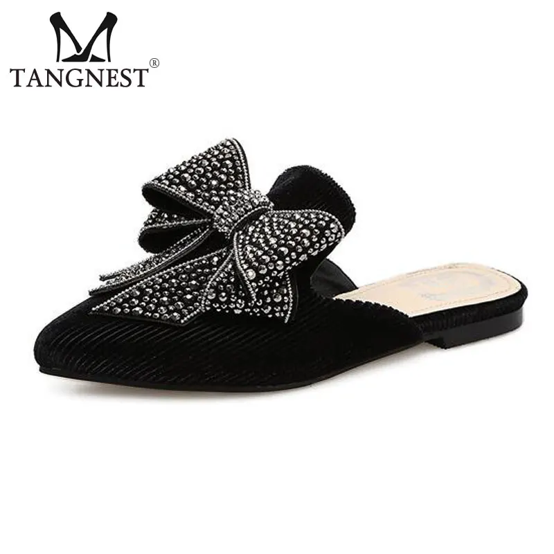 knotted mules flat