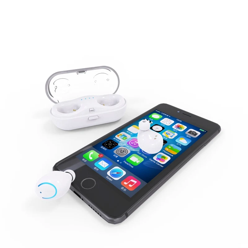 Vtin TWS Wireless Bluetooth In-ear Twins Earphones Noise Reduction Headset TWS Earphone Earbud with Charging Box Black White Red (20)