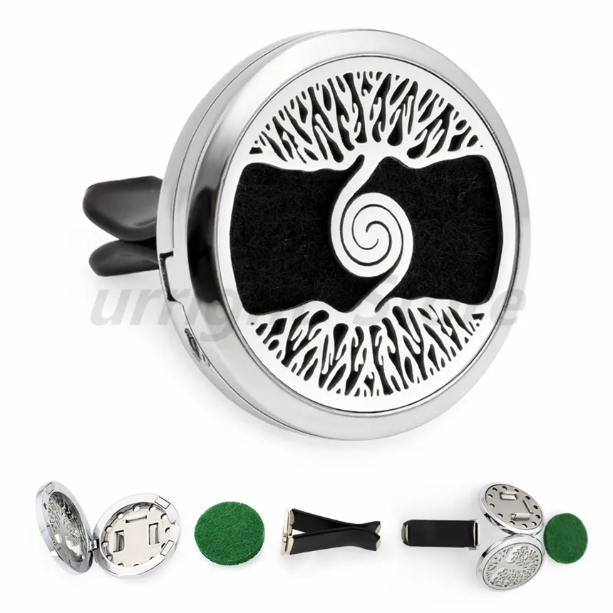 Diffuser Locket Removable Car Vent Clip Essential Oil Perfume Magnetic Air Freshner Aroma Free 10Pads Gift Drop Shipping | Украшения и