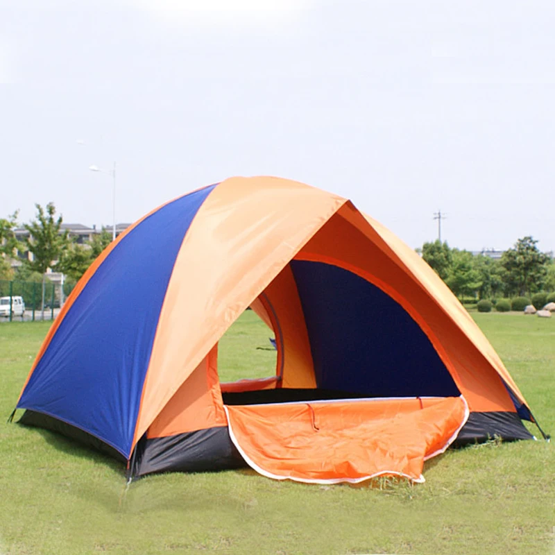 

Aotu 3-4 Person Waterproof Double Layer Double Door Tent Waterproof Oxford cloth Outdoor Hiking Camping Tent Picnic Tent