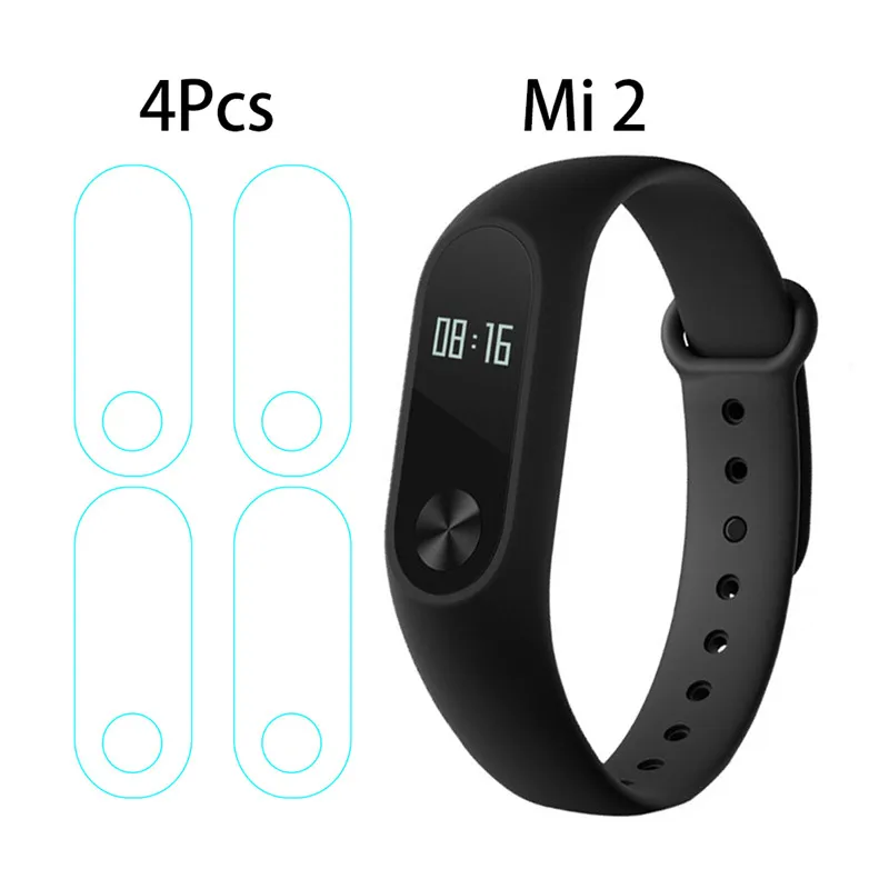 Защитная пленка для браслета Xiaomi 2 Smart mi band закаленная Гидрогелевая устойчивая к