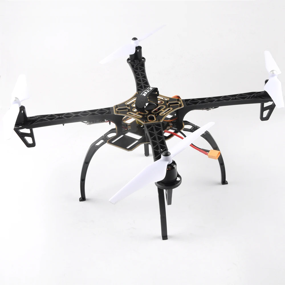Black F450 Quadcopter Drone Starter Kit with CC3D F3 Deluxe Flight