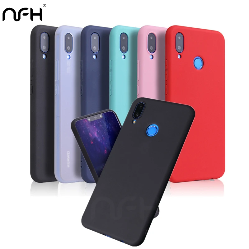 

Cute Candy Soft TPU Case For Huawei Mate 10 Mate 20 Lite Pro Mate 20X Matte Silicone Cover On Honor 8 Honor 9 Honor 10 Lite Case