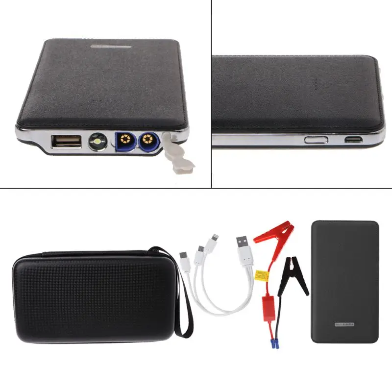 12V Portable LED Car Jump Starter Battery Charger Booster Emergency Power Bank