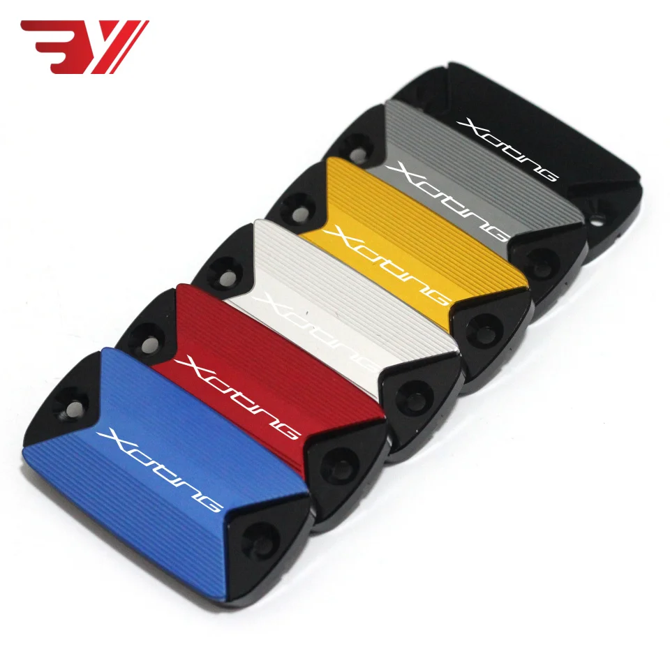 

For KYMCO XCITING 250 300 350 400 400s 500 Motorcycle Accessories Aluminum Brake Fluid Reservoir clutch Fluid Oil Protector Cap