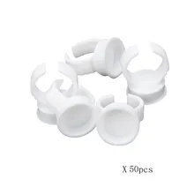 Haicar 50 шт цвет кольцо чашка пигмент для микроблейдинга Клей Кольца татуировки держатель чернил для полупостоянного макияжа лучший sellert X 1 40