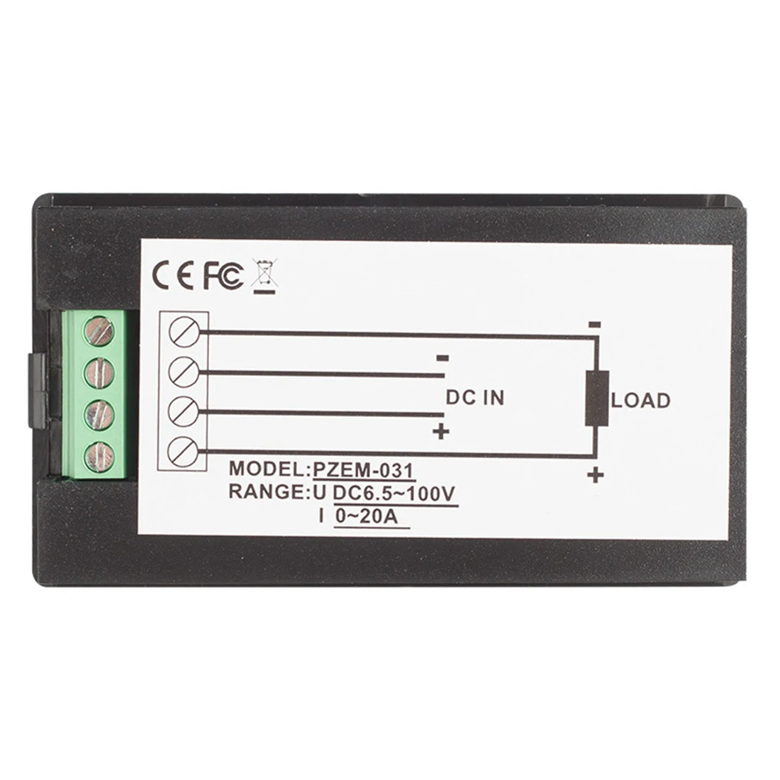 

PZEM-031 DC digital display voltage current Instrument voltage galvanometer power electric energy consumption meter