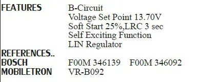 Генератор Напряжение регулятор 13450900/04-156 03G903097 059903803F BOSF00M346139