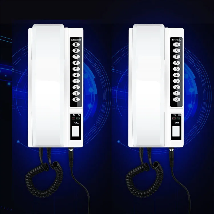

ZHUDELE New Arrival 2-way audio-2.4Ghz wireless indoor intercom system ,Digital wireless interphone 99 handsets extendable