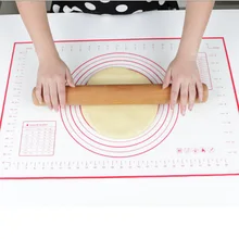 40*60 см Силиконовый складной антипригарный коврик для выпечки коврик для замеса теста кухонные инструменты для приготовления пищи Скалка лоток для выпечки внутренний вкладыш